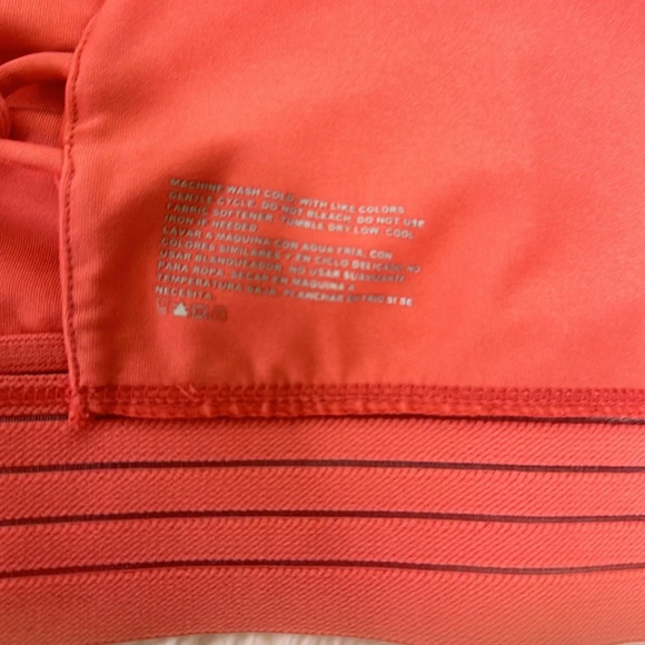 Avia Sports Bra Color is Melon - Picture 5 of 9